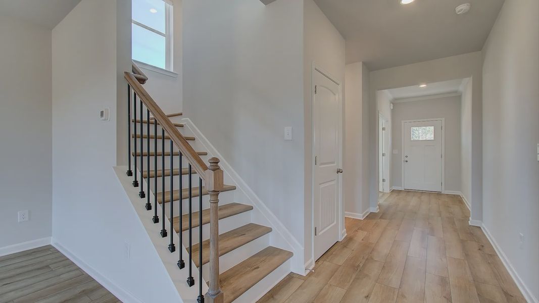 Representative furnished interior of a home built from the Pelham by DRB Homes in Cottages of Bearwood, Mount Pleasant (Image 9).