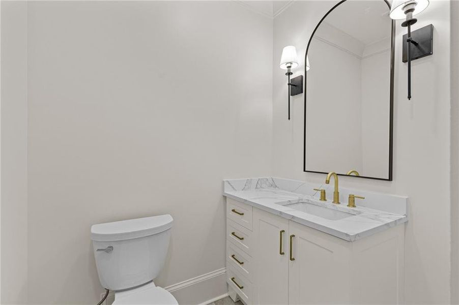 Furnished interior view inside a new home in , Dacula (Image 61).