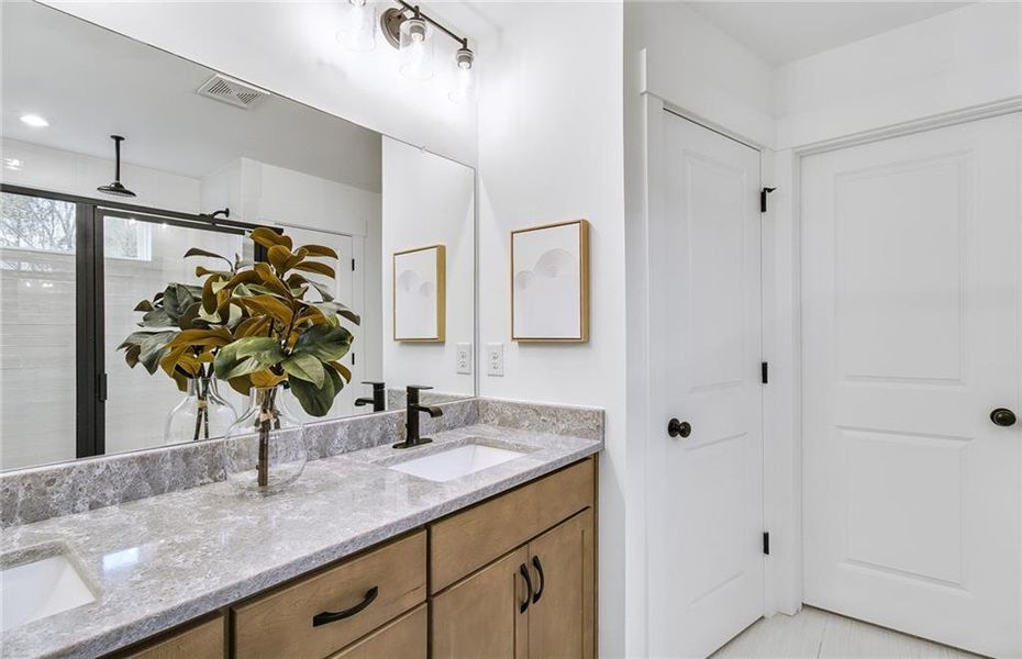 Furnished interior view inside a new home in Hunters Creek, Flowery Branch (Image 19).