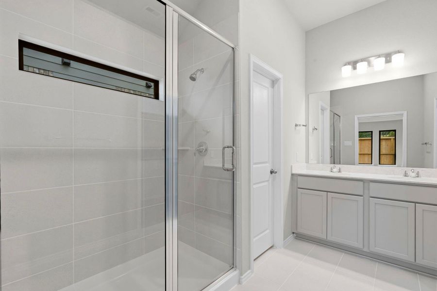 Furnished interior view inside a new home in Grand Central Park, Conroe (Image 10).