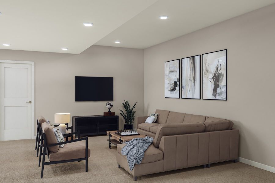 Representative furnished interior of a home built from the 2804 by Tri Pointe Homes in The Aurora Highlands, Aurora (Image 13).