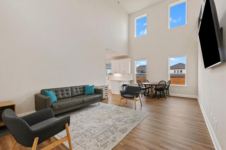 Furnished interior view inside a new home in Symmetry 37s, Frisco (Image 8).