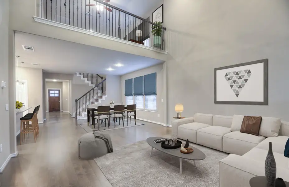 MODEL HOME images may NOT be consistent with the finished product.