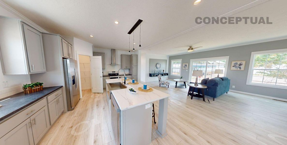 Furnished interior view inside a new home in , St. George (Image 6).