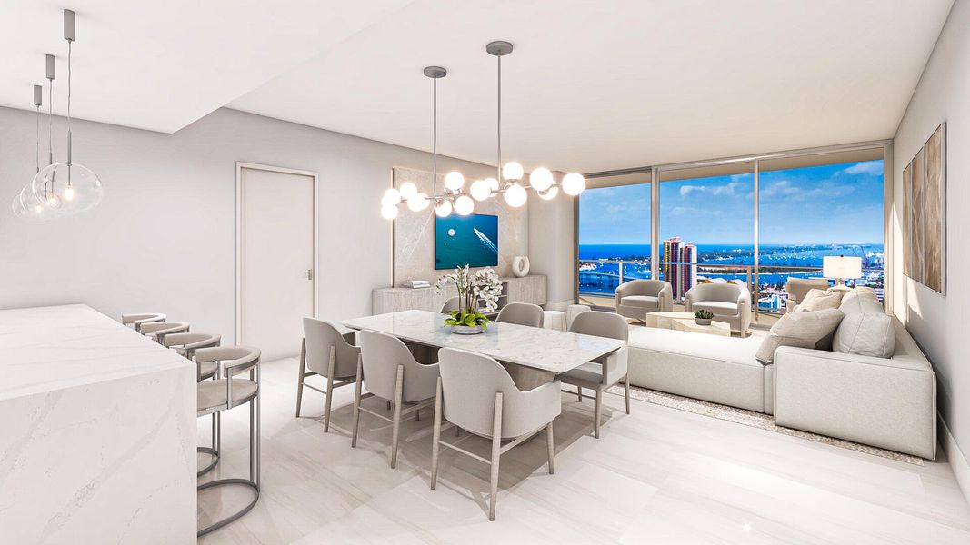 A.06 Living Area Rendering