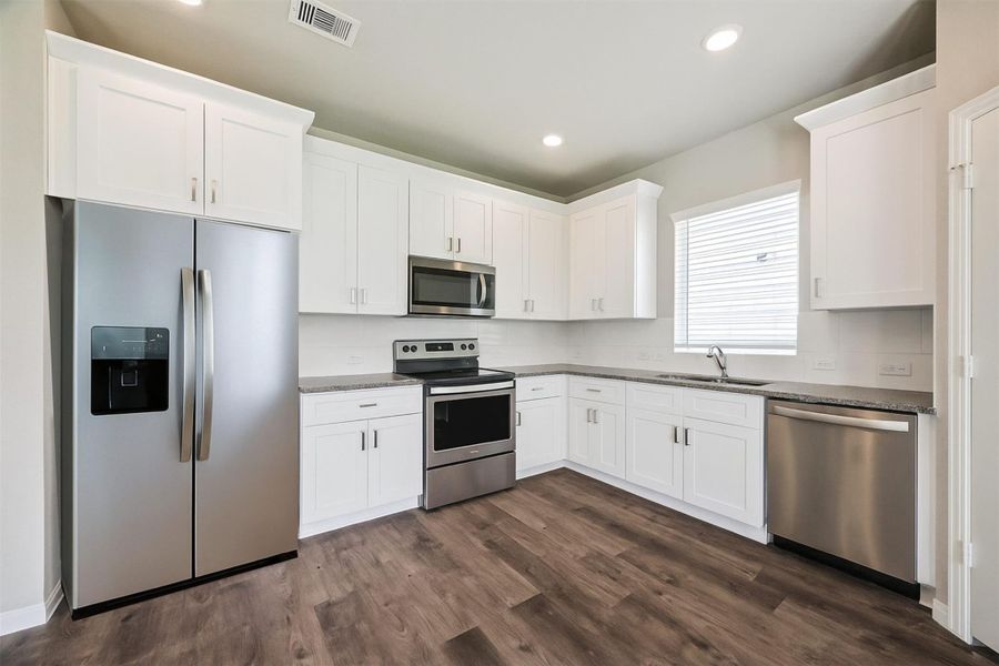 Furnished interior view inside a new home in , Texas City (Image 6). Furnished interior view inside a new home in , Texas City (Image 6).