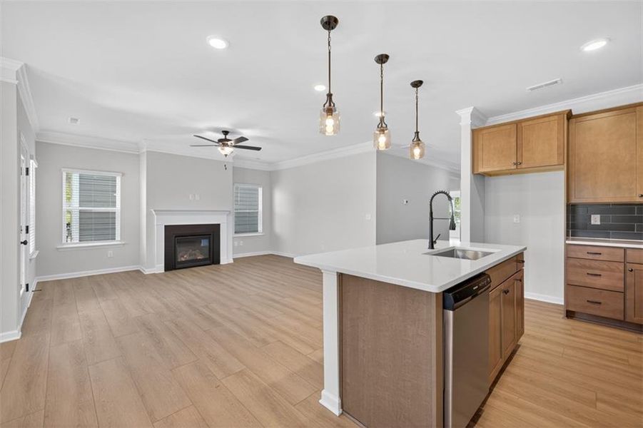 Furnished interior view inside a new home in Capstone Estates, Apison (Image 24). Furnished interior view inside a new home in Capstone Estates, Apison (Image 24).