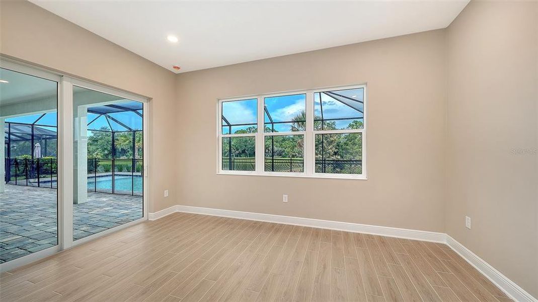 Spacious, unfurnished interior of a new home in Grand Park, Sarasota (Image 36). Spacious, unfurnished interior of a new home in Grand Park, Sarasota (Image 36).