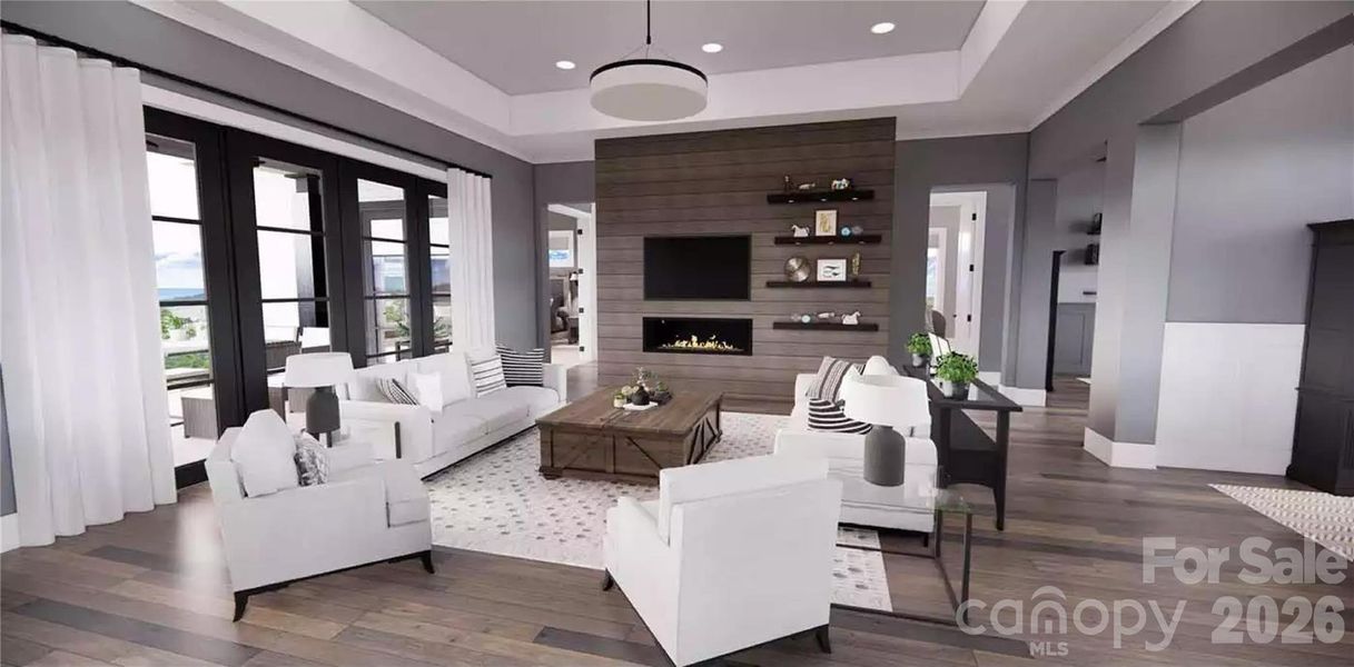 Furnished interior view inside a new home in , Denver (Image 9).