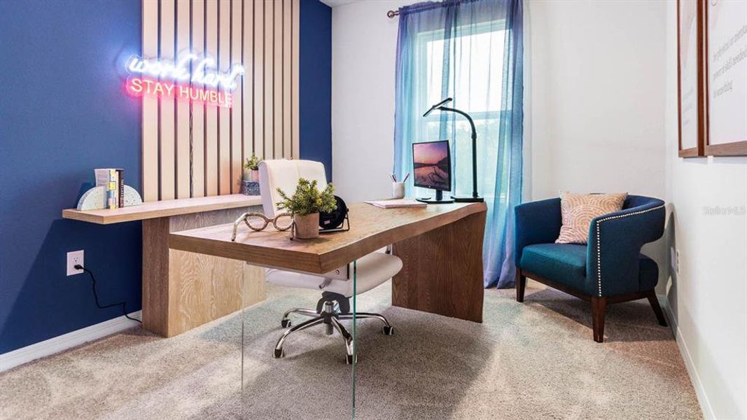 Furnished interior view inside a new home in , Davenport (Image 8).