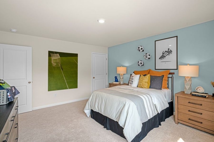 Representative furnished interior of a home built from the PENWELL by D.R. Horton in East Ridge, Ayden (Image 31).