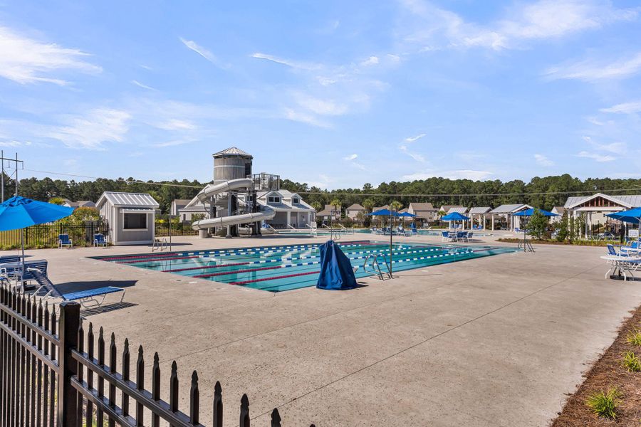Front exterior of a new home in , Summerville, SC, highlighting curb appeal (Image 22).