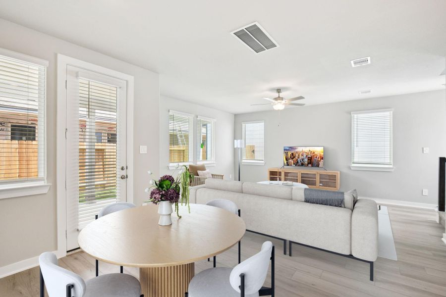 Photo is not of the actual home, but is an inspirational photo of builder’s model home and may depict options, furnishings, and/or decorator features that are not included