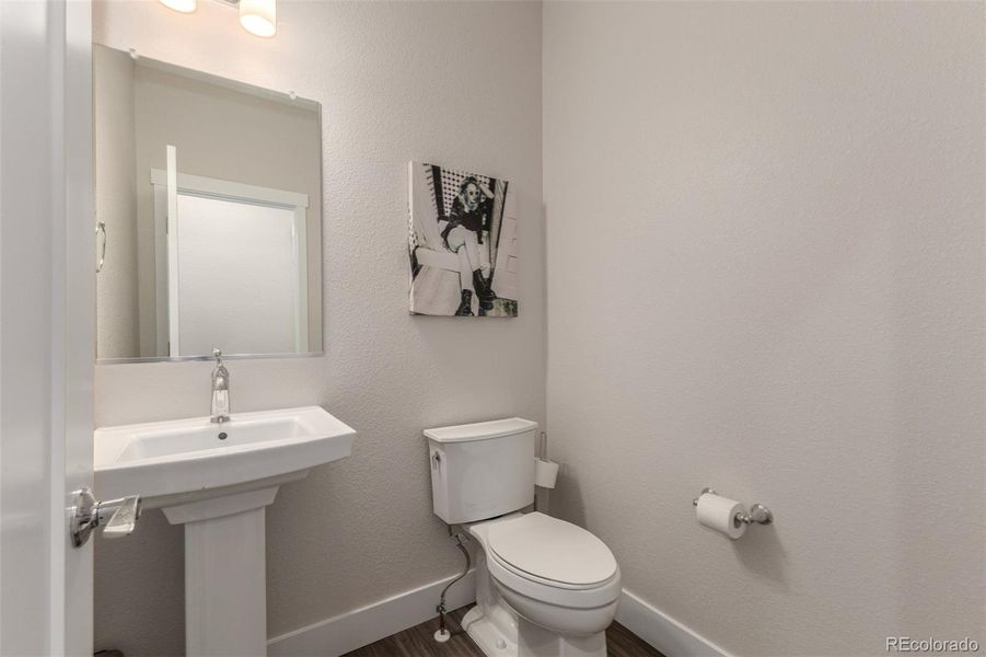 1/2 bath on main level 1/2 bath on main level