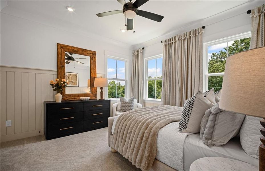 Furnished interior view inside a new home in Sterling Pointe, Cumming (Image 17).