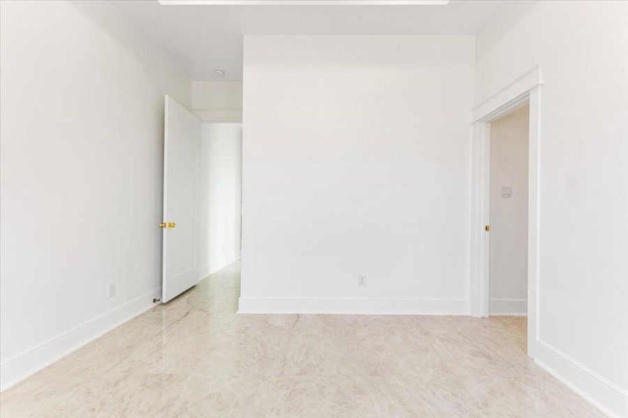 Alternative angle of the bedroom highlighting the functional floor plan. Alternative angle of the bedroom highlighting the functional floor plan.