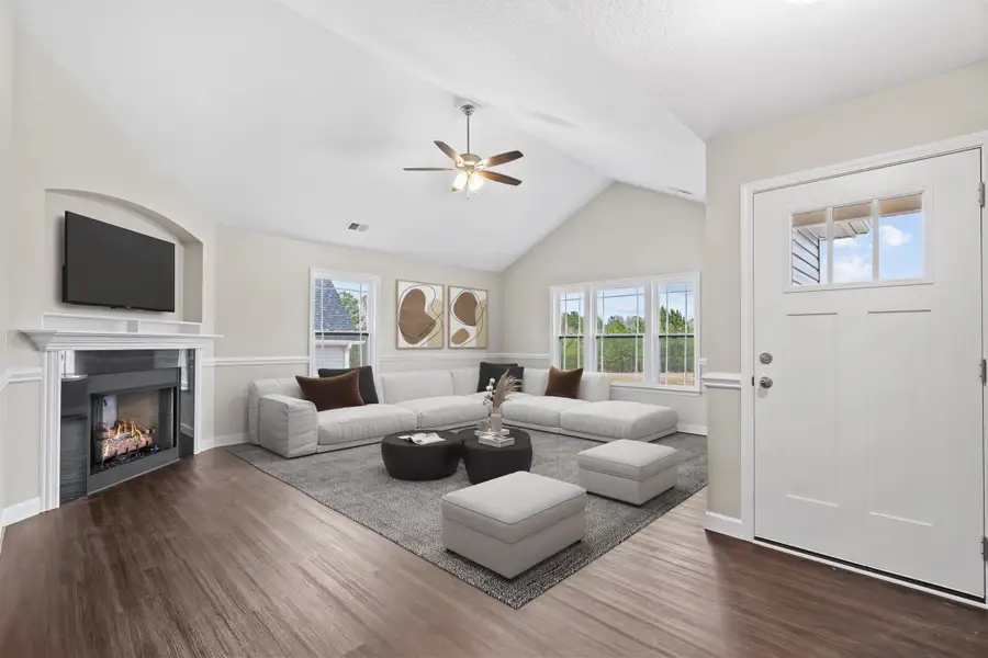 Representative furnished interior of a home built from the Arcadia by Enchanted Homes in Guadalupe Heights, Seguin (Image 7).