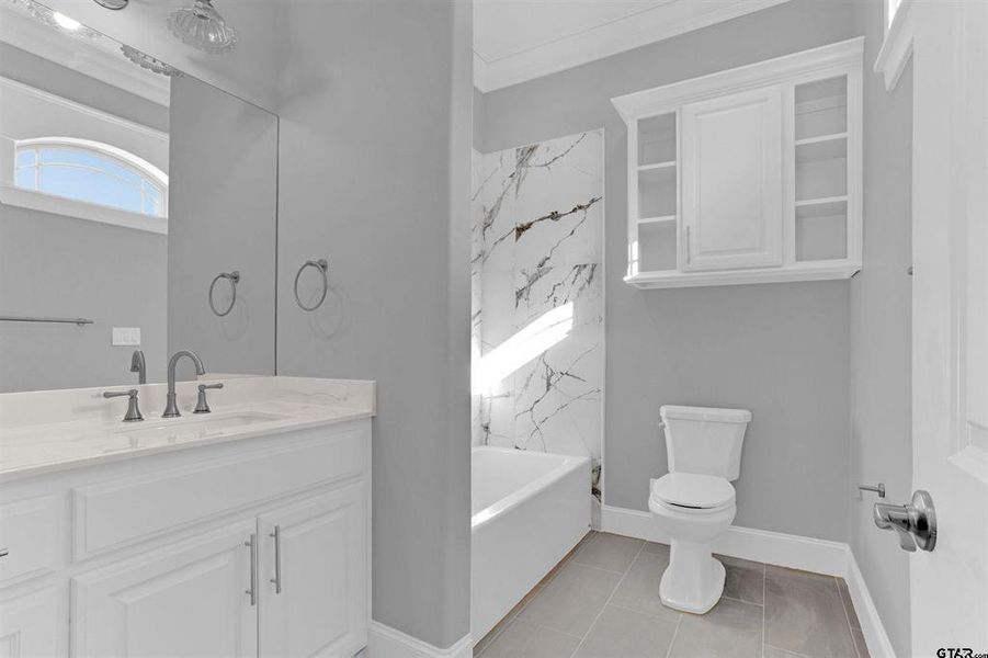 Furnished interior view inside a new home in , Hideaway (Image 16).