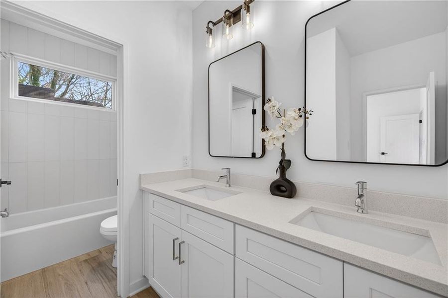 Furnished interior view inside a new home in , Atlanta (Image 3). Furnished interior view inside a new home in , Atlanta (Image 3).