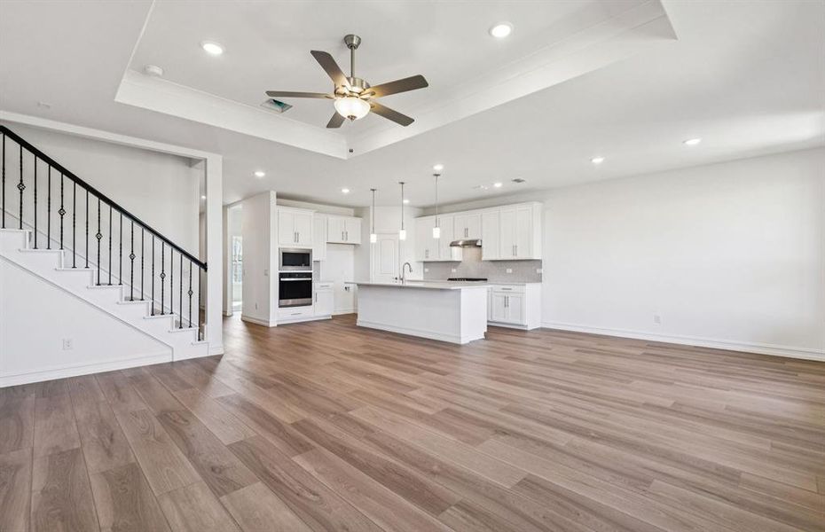 Gathering room with view of main living areas Gathering room with view of main living areas