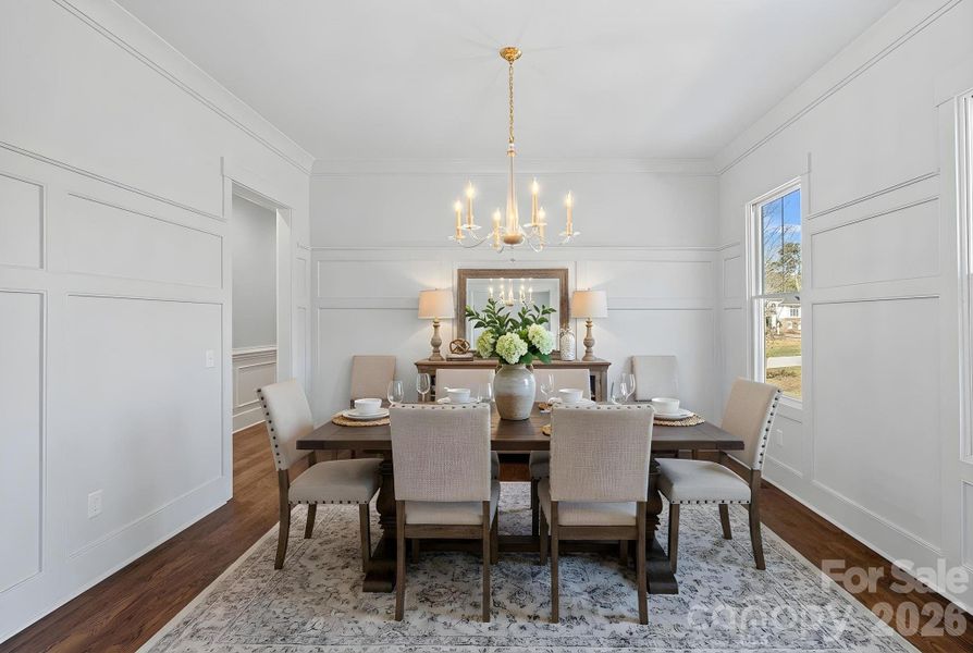 Furnished interior view inside a new home in , Mooresville (Image 7). Furnished interior view inside a new home in , Mooresville (Image 7).