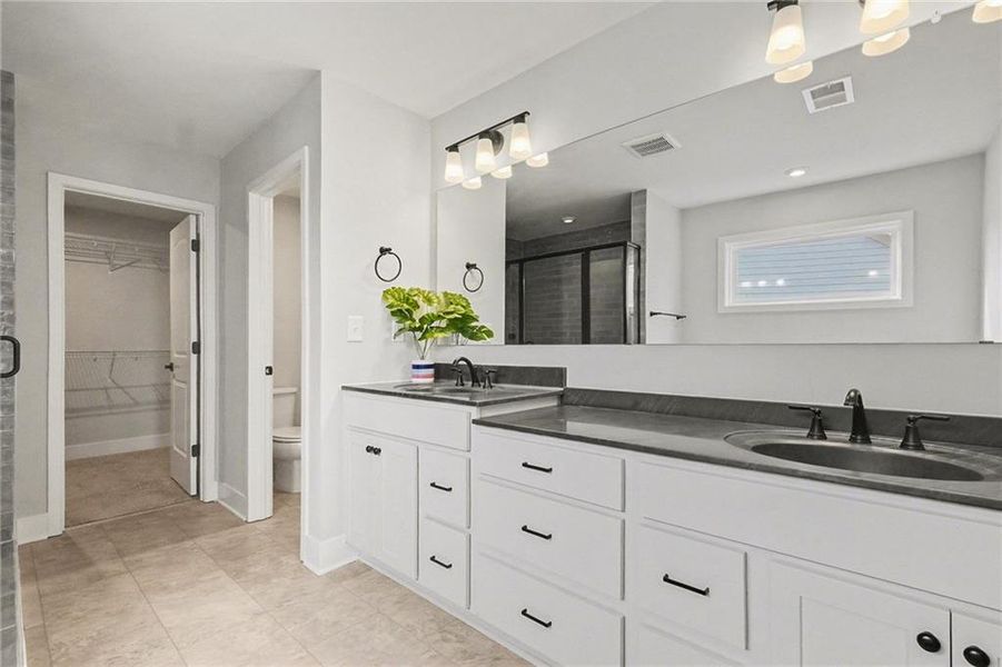 Furnished interior view inside a new home in , Hoschton (Image 8).