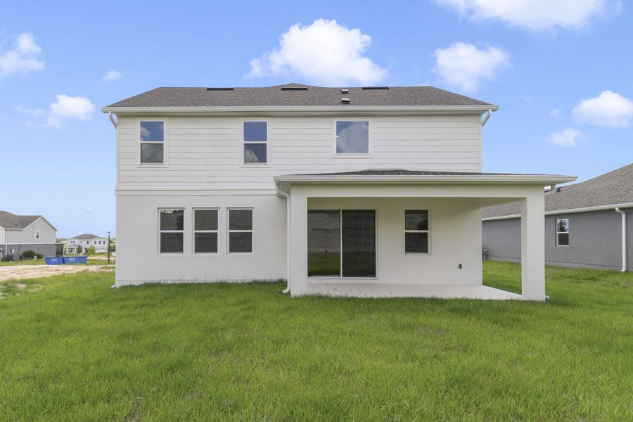 Exterior details and patio area of a home in Vintner Reserve, Clermont (Image 4).