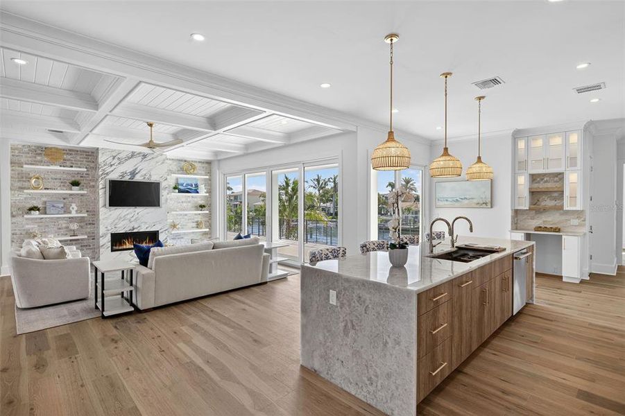 Furnished interior view inside a new home in , St. Petersburg (Image 9).