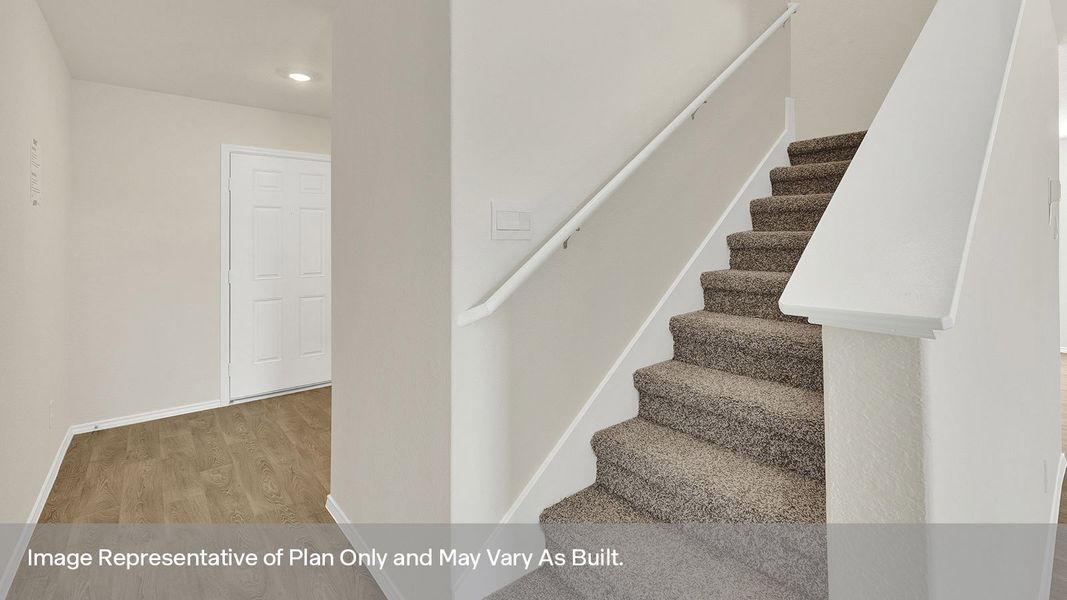 Representative unfurnished interior of a home built from the The Franklin by D.R. Horton in Lantana, Lockhart (Image 15).