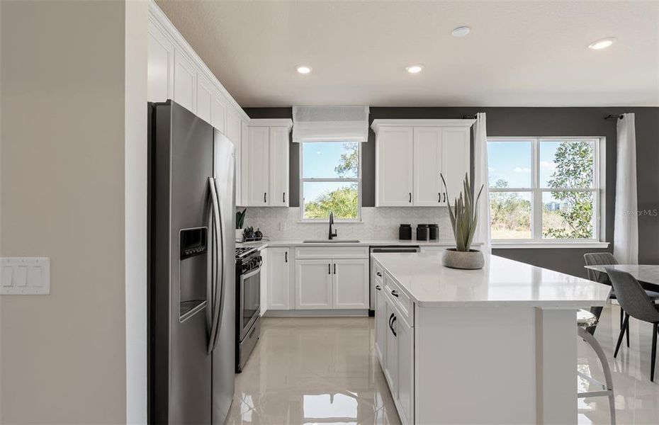 Furnished interior view inside a new home in Del Webb at Viera, Melbourne (Image 28).