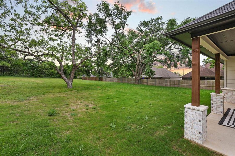 Exterior details and patio area of a home in , Denison (Image 25).