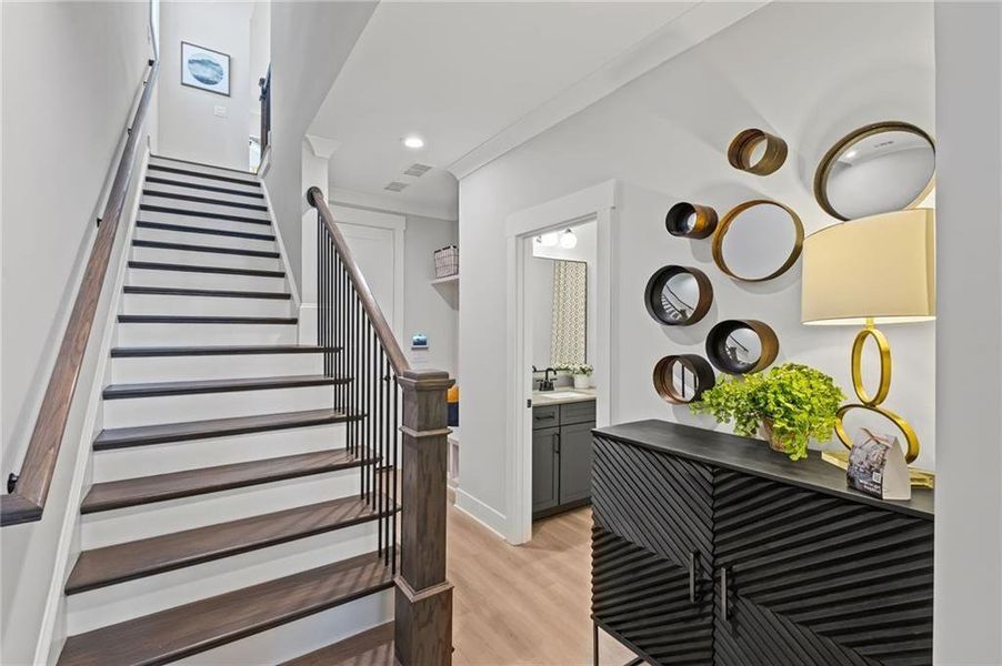 Furnished interior view inside a new home in , Kennesaw (Image 3).
