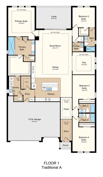 2D floor plan layout of this home in Ardisia Park, New Smyrna Beach, FL (Image 3). 2D floor plan layout of this home in Ardisia Park, New Smyrna Beach, FL (Image 3).