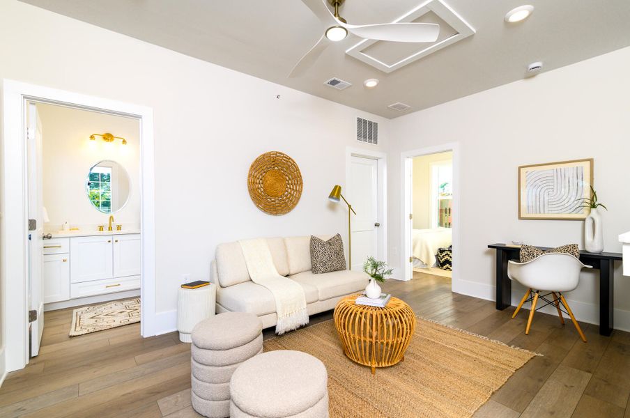 Furnished interior view inside a new home in Walk at Park Circle, North Charleston (Image 10).
