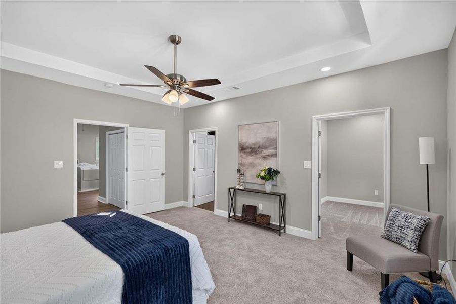 Furnished interior view inside a new home in , Auburn (Image 18). Furnished interior view inside a new home in , Auburn (Image 18).