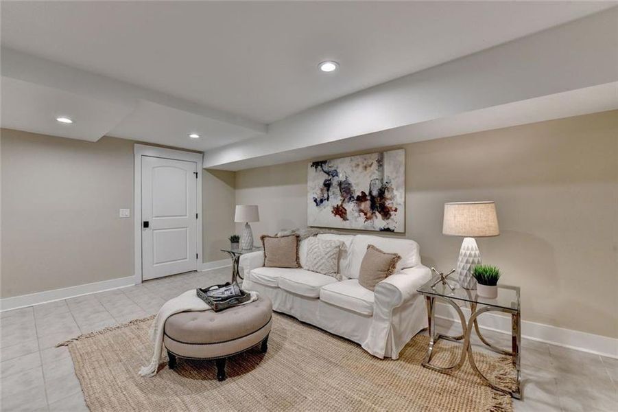 Furnished interior view inside a new home in , Atlanta (Image 8).