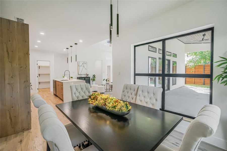 Furnished interior view inside a new home in , Dallas (Image 12).