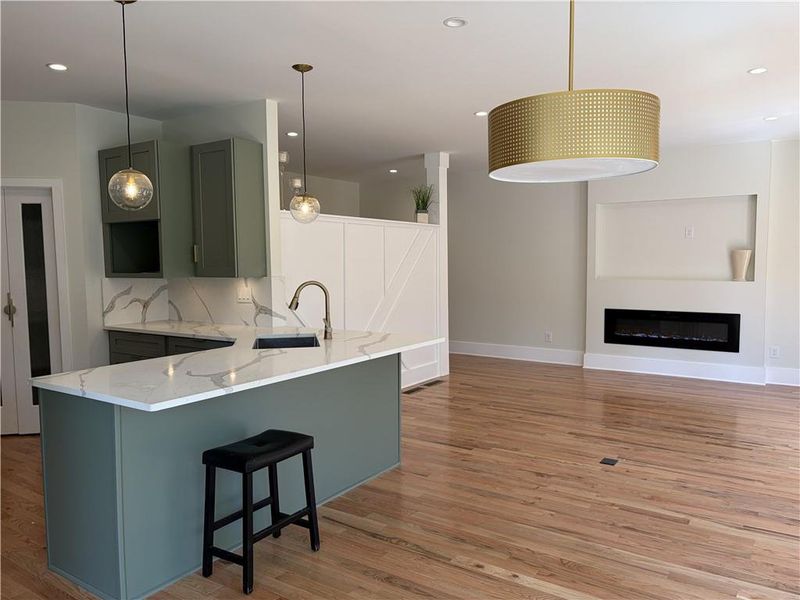 Furnished interior view inside a new home in , Cumming (Image 11).