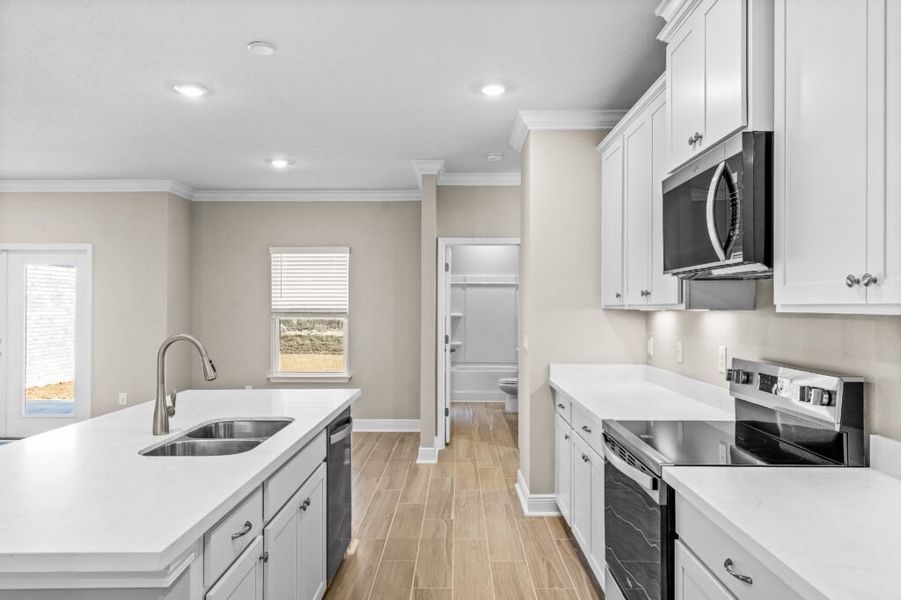 Furnished interior view inside a new home in Lake Merial, Panama City (Image 5). Furnished interior view inside a new home in Lake Merial, Panama City (Image 5).