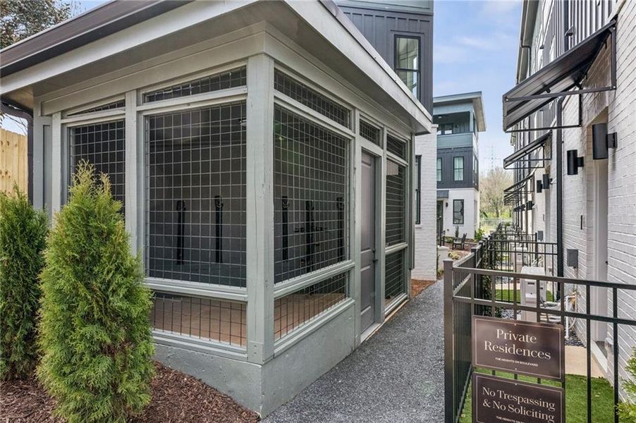 Exterior details and patio area of a home in , Atlanta (Image 31).