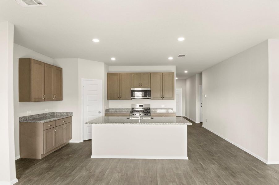 Furnished interior view inside a new home in Cloverleaf, Austin (Image 7).