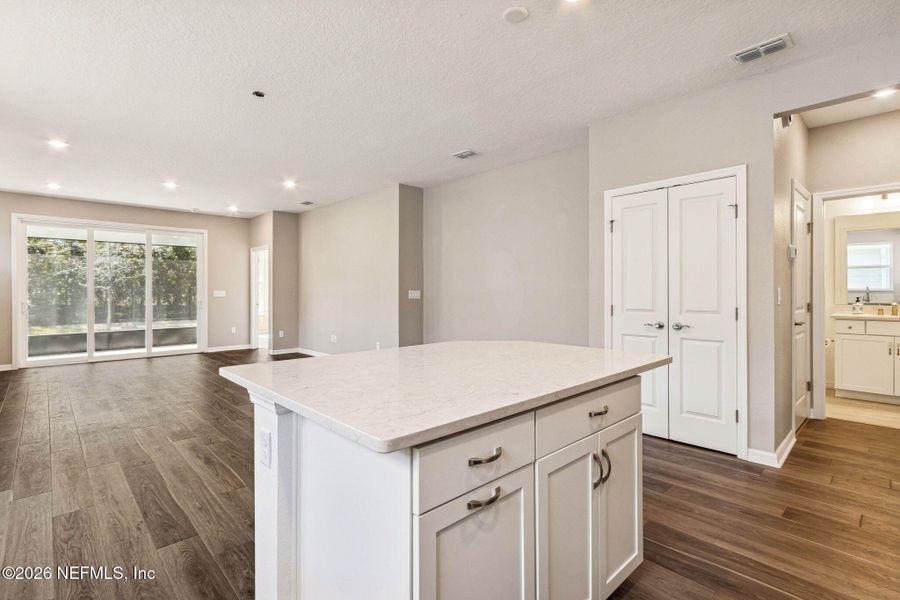 Furnished interior view inside a new home in Del Webb Wildlight, Wildlight (Image 7).