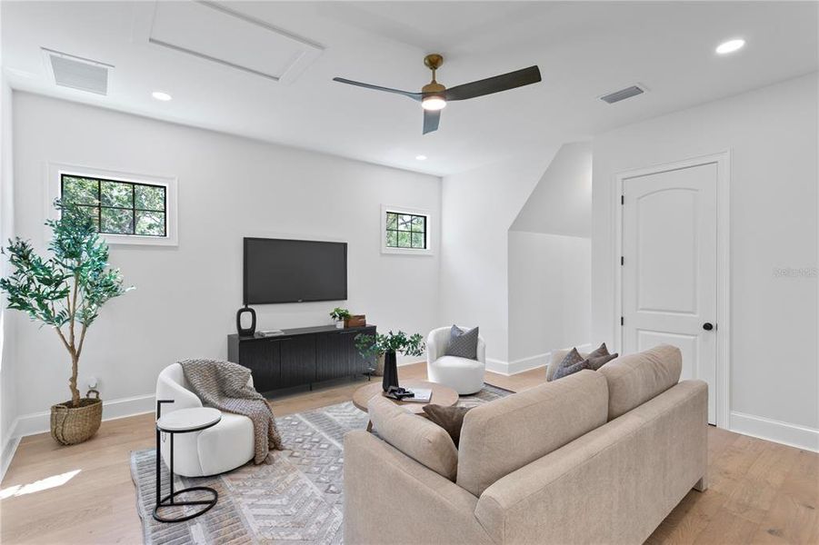 Furnished interior view inside a new home in , Tampa (Image 3).