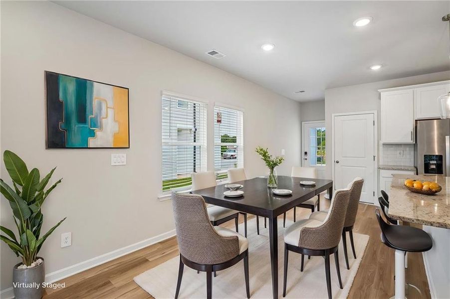 Furnished interior view inside a new home in Artisan Walk, Fairburn (Image 5). Furnished interior view inside a new home in Artisan Walk, Fairburn (Image 5).