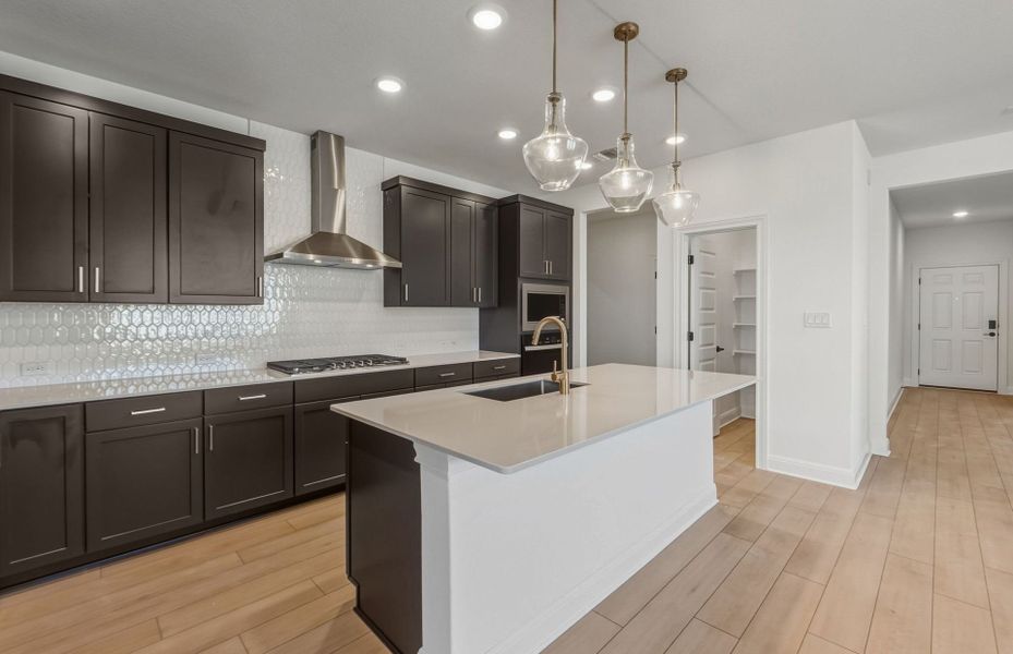 Furnished interior view inside a new home in Santa Rita Ranch, Liberty Hill (Image 3).