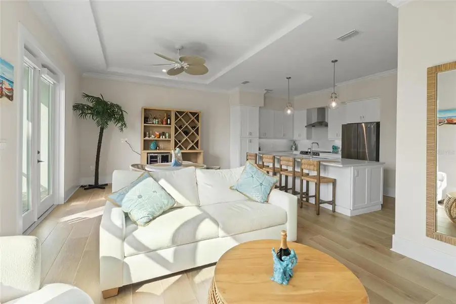Furnished interior view inside a new home in , Madeira Beach (Image 50).