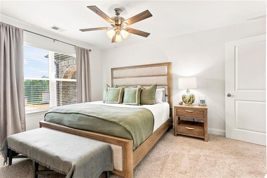 Furnished interior view inside a new home in , Conyers (Image 12).