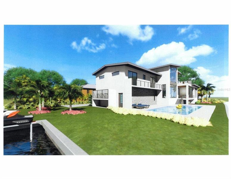 Exterior details and patio area of a home in , Sarasota (Image 3).