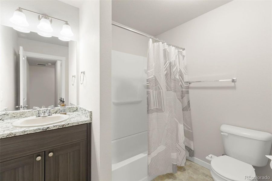 Furnished interior view inside a new home in , Colorado Springs (Image 4).