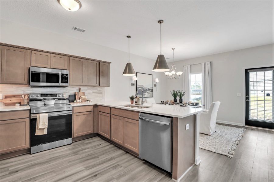 Representative furnished interior of a home built from the The Denmark by RTS Homes in Tibet Road at Sassafras, Allenhurst (Image 10).